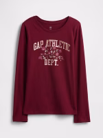 Girl Kids Graphic T-Shirt - Gap Athletic Flowers