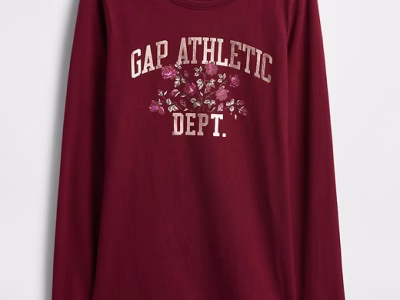 Girl Kids Graphic T-Shirt - Gap Athletic Flowers