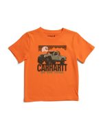 CARHARTT Little Boys Trail Short Sleeve Tee-orange