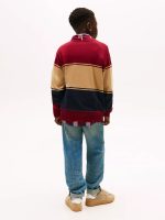 Kids' TH Logo Colorblock Sweater-Rouge# XB01491-XJS - Image 3