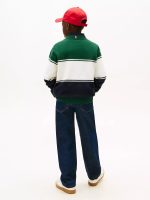 Kids' TH Logo Colorblock Sweater-Ornamental Green#XB01491-L6K - Image 3