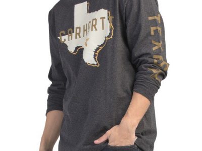 CARHARTT Loose Fit Texas Graphic Tee(REGULAR) - Carbon heather #1001039983