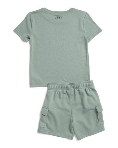 UNDER ARMOUR Little Boys 2pc Short Sleeve Tee And Cargo Shorts Set-green#1001062172 - Image 2