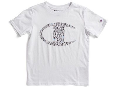 CHAMPION Little Boys Graphic Short Sleeve Tee-white#1001049992