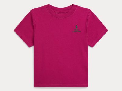 Logo Cotton Jersey Tee Toddler/Kids Girl- Preppy Pink#100064144