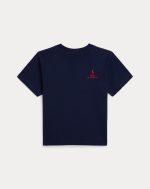 Logo Cotton Jersey Tee Toddler/Kids Girl- Refined Navy#100064144