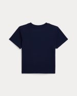 Logo Cotton Jersey Tee Toddler/Kids Girl- Refined Navy#100064144 - Image 2