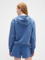 Relaxed Gap Logo Zip Hoodie- Cornflower Blue - Image 3