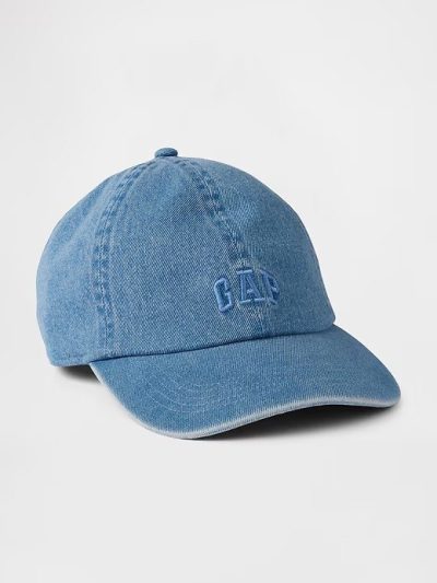 Gap Logo Baseball Hat- Medium Indigo - Image 1