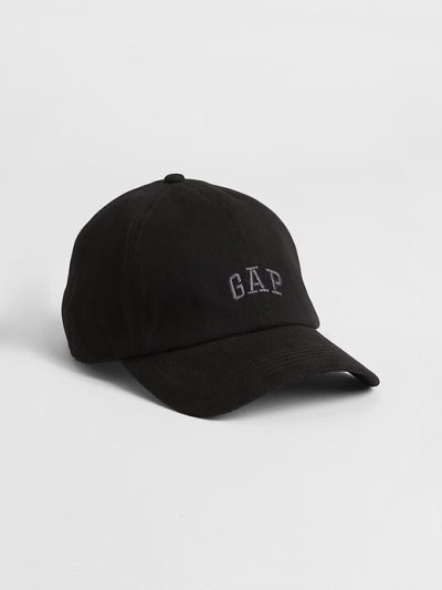 Gap Logo Baseball Hat- True Black - Image 1