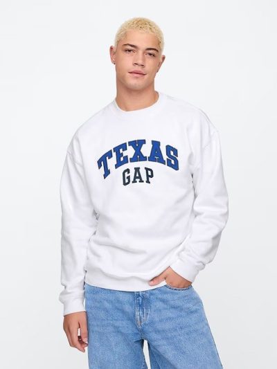 Relaxed Gap Logo Graphic Sweatshirt- Texas - Image 1