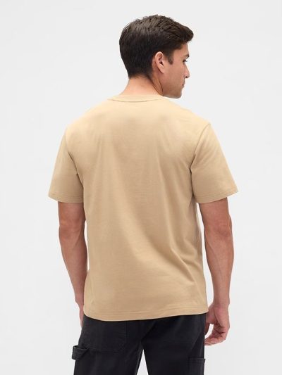Gap × Disney Mickey Mouse Everyday Soft Relaxed Logo T-Shirt- Mojave - Image 3