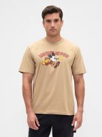 Gap × Disney Mickey Mouse Everyday Soft Relaxed Logo T-Shirt- Mojave
