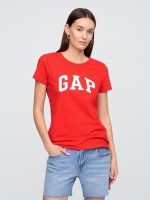 Gap Logo T-Shirt(Regular fit)- Poster Red