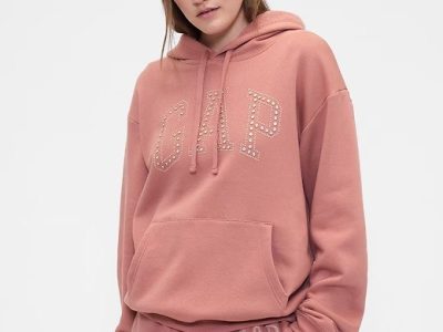 Relaxed Gap Logo Hoodie- Faded Cedar