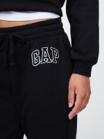 Women Gap Logo Joggers-Black - Image 2