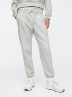 Women Gap Logo Joggers-Light Heather Gray