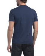ARMANI EXCHANGE Graphic T-shirt-Medieval Blue - Image 2