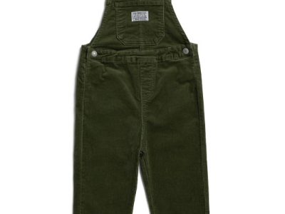 LEVIS Toddler Boys Stretch Corduroy Overalls-Olivine