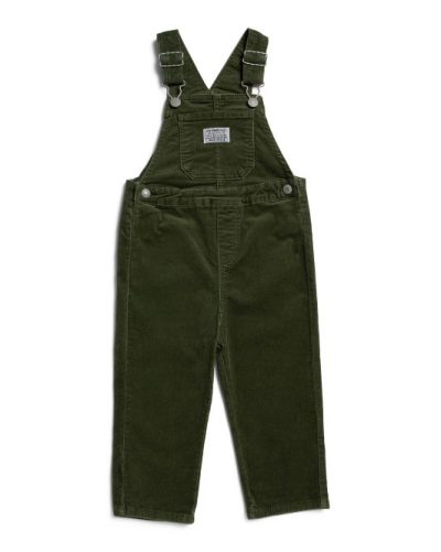 LEVIS Toddler Boys Stretch Corduroy Overalls-Olivine - Image 1