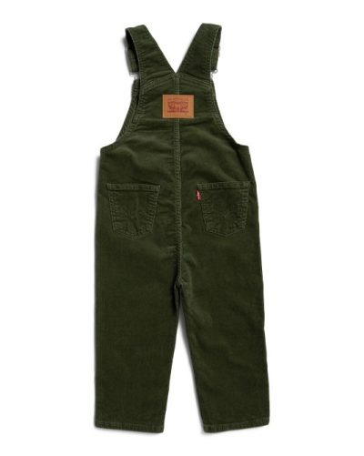 LEVIS Toddler Boys Stretch Corduroy Overalls-Olivine - Image 2