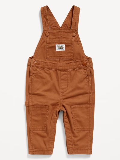 Twill Overalls for Baby-Folk Craft - Image 1