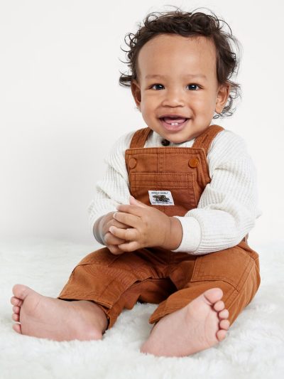 Twill Overalls for Baby-Folk Craft - Image 2