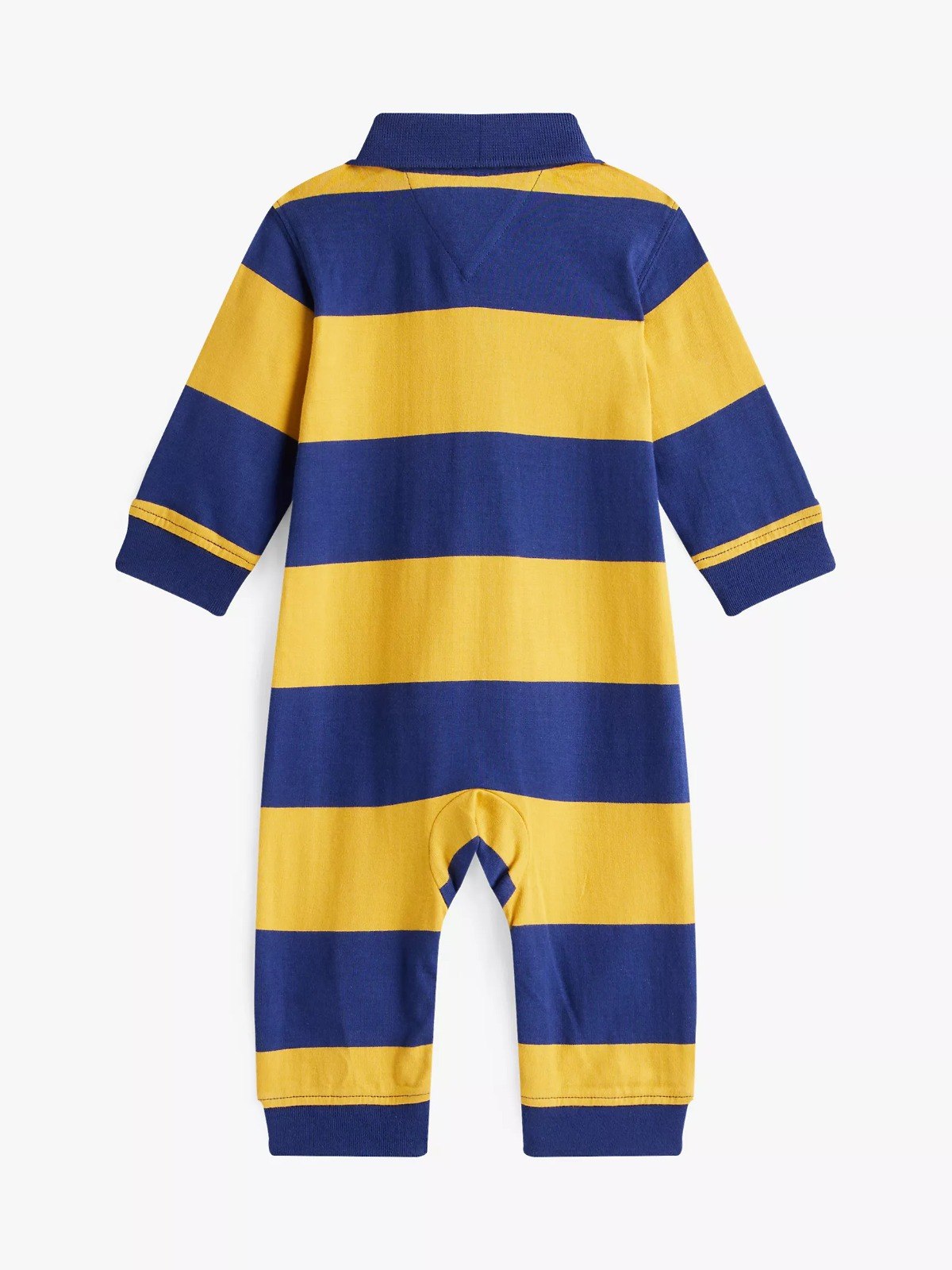 photo_6330322168838819105_w Babies' Stripe Polo Coverall-City Yellow - Image 2