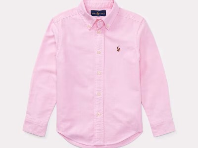 The Iconic Oxford Shirt TODDLER/KID BOYS-New Rose