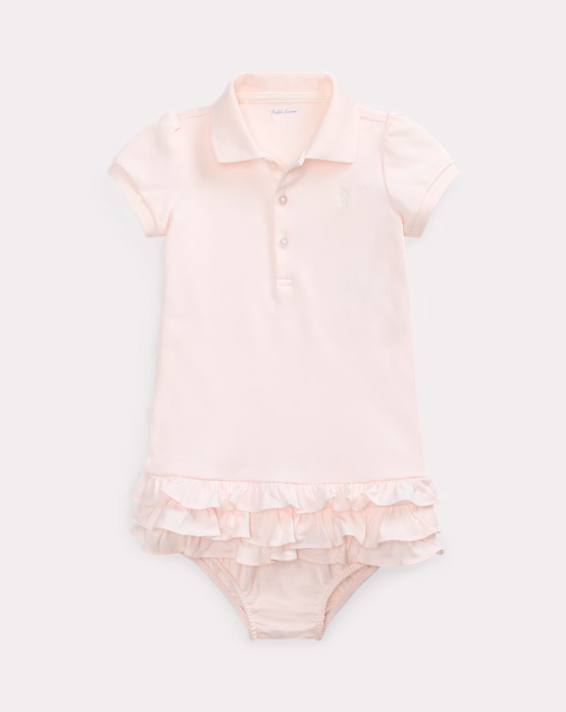 s7-1324251_lifestyle Ruffled Polo Dress & Bloomer-Delicate Pink - Image 1