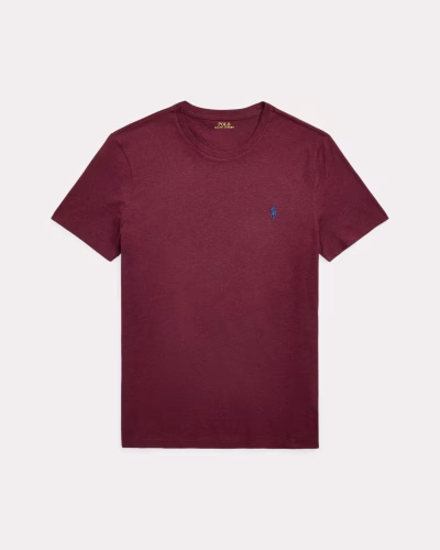 Jersey Crewneck T-Shirt - All Fits(Classic)-  Spring Wine Heather#440903 - Image 3