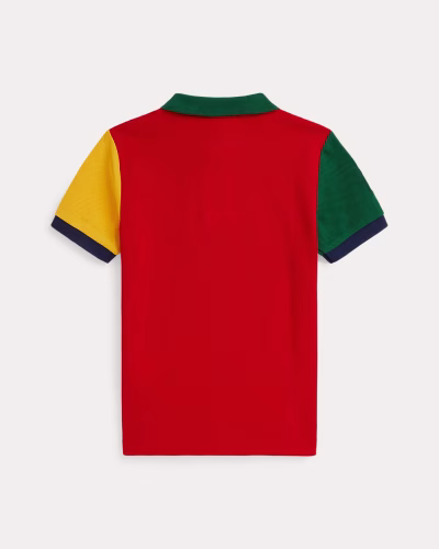 Big Pony Color-Blocked Mesh Polo Shirt Toddler/Kids Boys -  Refined Navy Multi #100063506 - Image 2