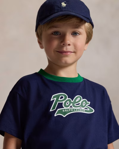 Logo Cotton Jersey Tee Baby/Toddler/Kids Boys - Refined Navy #100081090 - Image 2