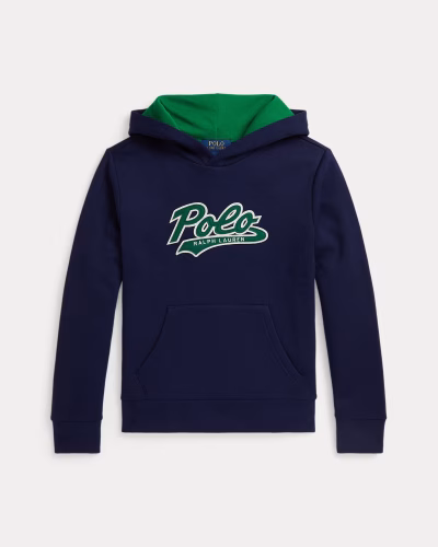 Logo Fleece Hoodie TODDLER/KID BOYS - Refined Navy/Green #100063373 - Image 4