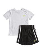 REEBOK Little Boys 2pc Tee And Shorts Set-White#1001041754