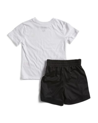REEBOK Little Boys 2pc Tee And Shorts Set-White#1001041754 - Image 2