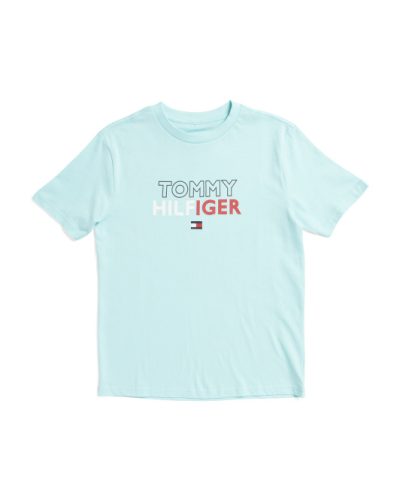 TOMMY HILFIGER Chest Lock Up Short Sleeve Tee Big Boys - multi #1001052020 - Image 1