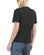 CALVIN KLEIN JEANS Short Sleeve Slim Classic Logo Tee-black#1001029578 - Image 2