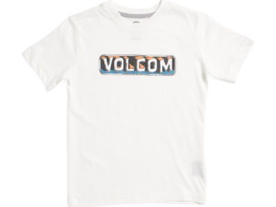 VOLCOM Little Boys Grass Pass Short Sleeve Tee-White#1001058011
