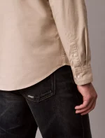 Solid Oxford Classic Button-Down Shirt-Ancient Marble - Image 2