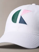 Monogram Logo Block Graphic Baseball Cap - Image 6