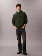 Monologo Premium Fleece Hoodie-Sycamore - Image 3