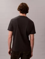 Layered Script Logo Graphic Classic T-Shirt-Pirate Black - Image 2