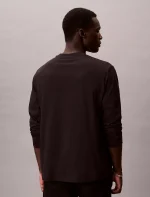 Monologo Long Sleeve Tee-Black - Image 3