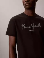 New York Logo Graphic Classic T-Shirt-Black - Image 2