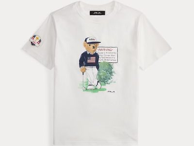 U.S. Ryder Cup Polo Bear Tee Toddler/Kids-Ceramic White