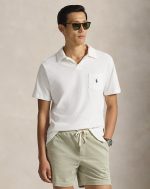 Standard Fit Cotton-Linen Polo Shirt-Nevis