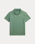 Standard Fit Cotton-Linen Polo Shirt-Fatigue - Image 3