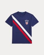 Standard Fit Jersey Graphic T-Shirt-Dark Cobalt - Image 3