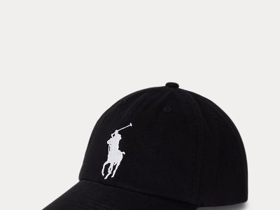 Big Pony Cotton Twill Ball Cap Toddler/Kids Unisex-Polo Black